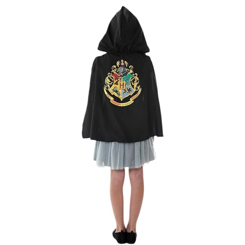 Harry Potter Girls Hermione Hogwarts Hooded Cloak Gryffindor Youth Costume